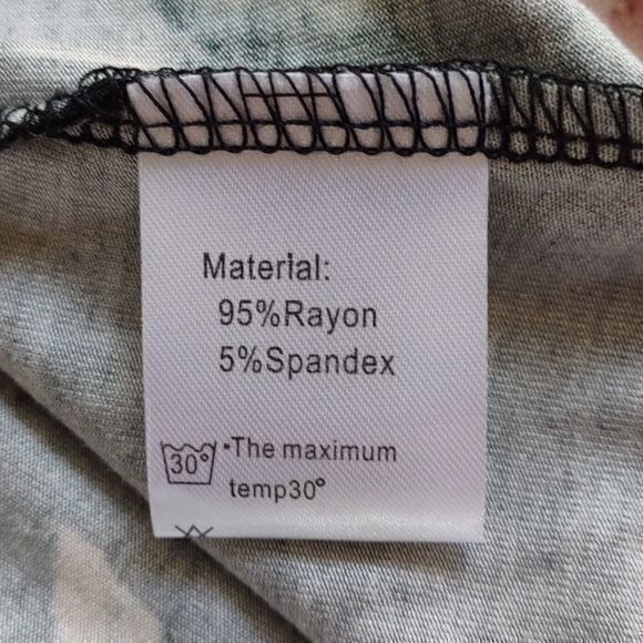 DouBCQ Women's Floral Print Casual Flowy Pleated Loose Dress with Pockets‎ Sz L - Picture 14 of 15